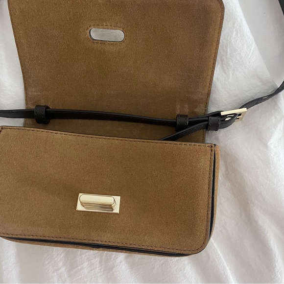 Zara Genuine Suede Leather Bag - Picture 2 of 5